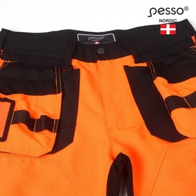 Darbo kelnės Pesso KD135 Uranus, oranžinė 2