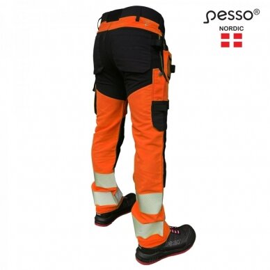 Darbo kelnės Pesso KD135 Uranus, oranžinė 1