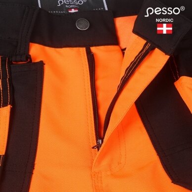 Darbo kelnės Pesso KD135 Uranus, oranžinė 10