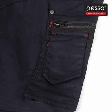 Darbo kelnės PESSO KD215M stretch, mėlynos 15 Darbo kelnės PESSO KD215M stretch, mėlynos 15