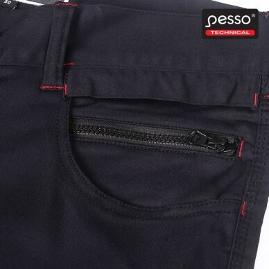 Darbo kelnės PESSO KD215M stretch, mėlynos 6