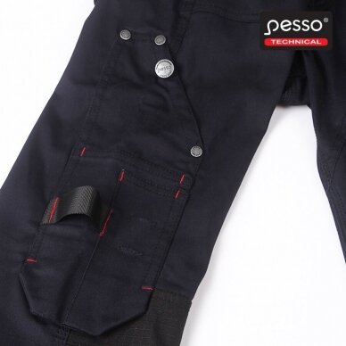 Darbo kelnės PESSO KD215M stretch, mėlynos 13 Darbo kelnės PESSO KD215M stretch, mėlynos 13