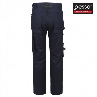 Darbo kelnės PESSO KD215M stretch, mėlynos 5