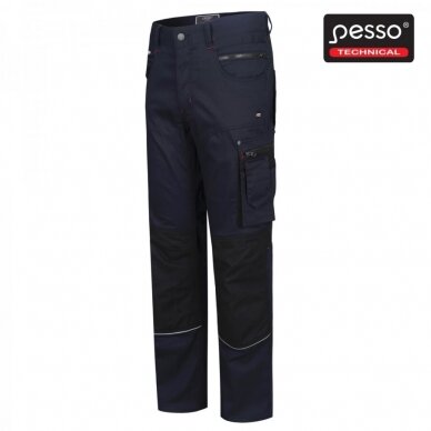 Darbo kelnės PESSO KD215M stretch, mėlynos 3