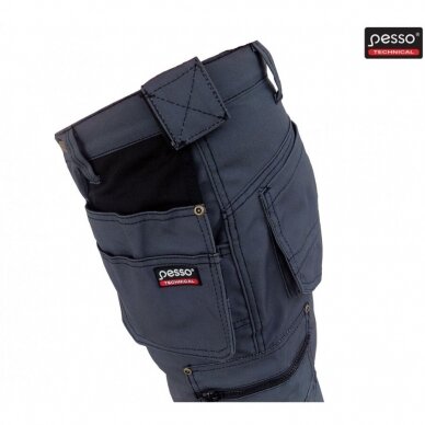 Darba bikses Pesso KDP110P, pelēkas 4 Darba bikses Pesso KDP110P, pelēkas 4