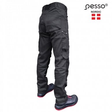 Darba bikses PESSO KDSTRETCHP stretch, pelēkas 1