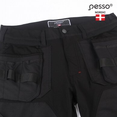 Darbo kelnės Pesso TITAN Flexpro KD125P, pilkos 2 Darbo kelnės Pesso TITAN Flexpro KD125P, pilkos 2