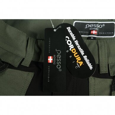 Darbo kelnės Pesso TITAN Flexpro KD125Z, chaki 20 Darbo kelnės Pesso TITAN Flexpro KD125Z, chaki 20