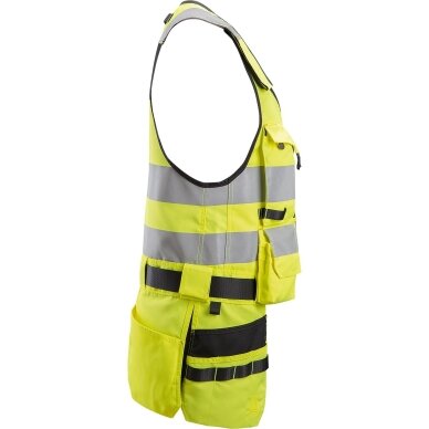 Darba instrumentu veste, 1. klase SNICKERS WORKWEAR AllroundWork Hi-Vis, dzeltena 2 Darba instrumentu veste, 1. klase SNICKERS WORKWEAR AllroundWork Hi-Vis, dzeltena 2