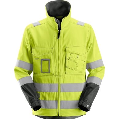 Darba jaka SNICKERS WORKWEAR Hi-Vis, dzeltena Darba jaka SNICKERS WORKWEAR Hi-Vis, dzeltena