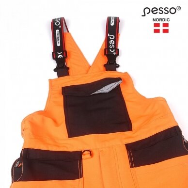 Darbo puskombinezonis Pesso DP135OR URANUS Flexpro, oranžinis 3 Darbo puskombinezonis Pesso DP135OR URANUS Flexpro, oranžinis 3