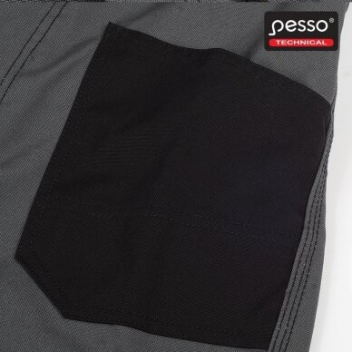 Darba kombinezons Pesso DPCP no Canvas auduma, pelēks 15 Darba kombinezons Pesso DPCP no Canvas auduma, pelēks 15