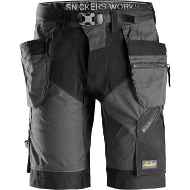 Darba šorti ar iekarināmām kabatām FlexiWork SNICKERS WORKWEAR