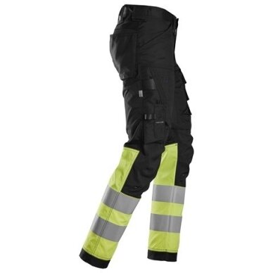 SNICKERS WORKWEAR 6334 darba bikses ar Hi-Vis aizsardzību uz kājām, 1. klase, melnas/dzeltens 3 SNICKERS WORKWEAR 6334 darba bikses ar Hi-Vis aizsardzību uz kājām, 1. klase, melnas/dzeltens 3