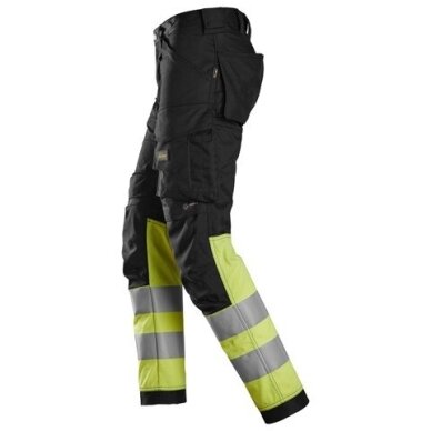 SNICKERS WORKWEAR 6334 darba bikses ar Hi-Vis aizsardzību uz kājām, 1. klase, melnas/dzeltens 2 SNICKERS WORKWEAR 6334 darba bikses ar Hi-Vis aizsardzību uz kājām, 1. klase, melnas/dzeltens 2