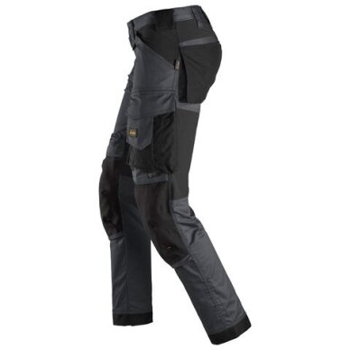 SNICKERS WORKWEAR AllroundWork 6341 darba bikses no elastīga auduma, tumši pelēkas 2 SNICKERS WORKWEAR AllroundWork 6341 darba bikses no elastīga auduma, tumši pelēkas 2
