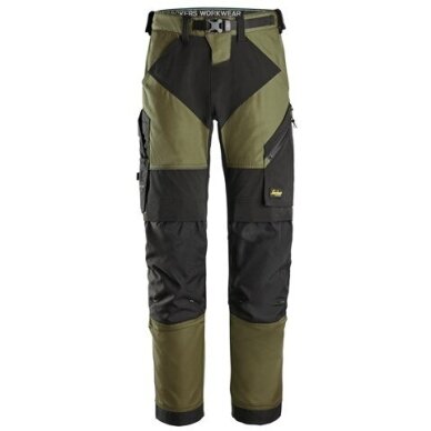 SNICKERS WORKWEAR FlexiWork 6903 darba bikses, haki SNICKERS WORKWEAR FlexiWork 6903 darba bikses, haki