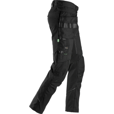 SNICKERS WORKWEAR FlexiWork 6972 darba bikses 3.0, ar noņemamām piekarināmām kabatām, melnas 3 SNICKERS WORKWEAR FlexiWork 6972 darba bikses 3.0, ar noņemamām piekarināmām kabatām, melnas 3