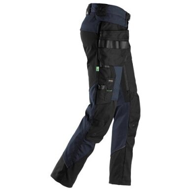 SNICKERS WORKWEAR FlexiWork 6972 darba bikses 3.0, ar noņemamām piekarināmām kabatām, tumši zilas 2