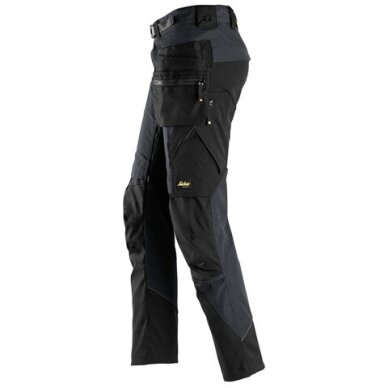SNICKERS WORKWEAR FlexiWork 6972 darba bikses 3.0, ar noņemamām piekarināmām kabatām, tumši pelēkas 3
