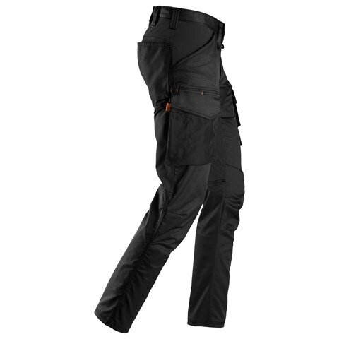 SNICKERS WORKWEAR AllroundWork Stretch 6803 darba bikses, melnas 3 SNICKERS WORKWEAR AllroundWork Stretch 6803 darba bikses, melnas 3