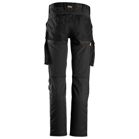 SNICKERS WORKWEAR AllroundWork Stretch 6803 darba bikses, melnas 1