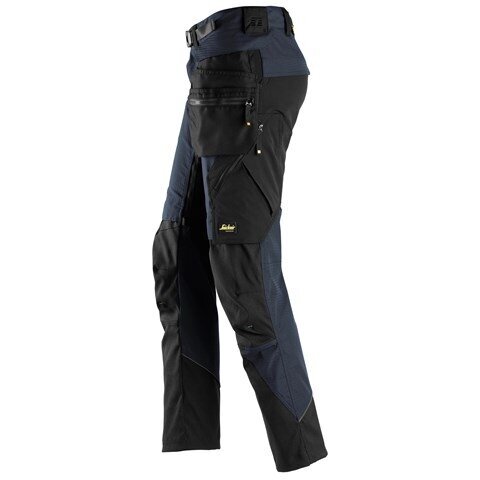 SNICKERS WORKWEAR FlexiWork 6972 darba bikses 3.0, ar noņemamām piekarināmām kabatām, tumši zilas 3