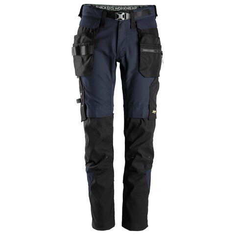 SNICKERS WORKWEAR FlexiWork 6972 darba bikses 3.0, ar noņemamām piekarināmām kabatām, tumši zilas SNICKERS WORKWEAR FlexiWork 6972 darba bikses 3.0, ar noņemamām piekarināmām kabatām, tumši zilas