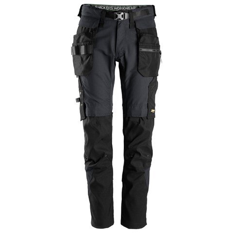 SNICKERS WORKWEAR FlexiWork 6972 darba bikses 3.0, ar noņemamām piekarināmām kabatām, tumši pelēkas SNICKERS WORKWEAR FlexiWork 6972 darba bikses 3.0, ar noņemamām piekarināmām kabatām, tumši pelēkas
