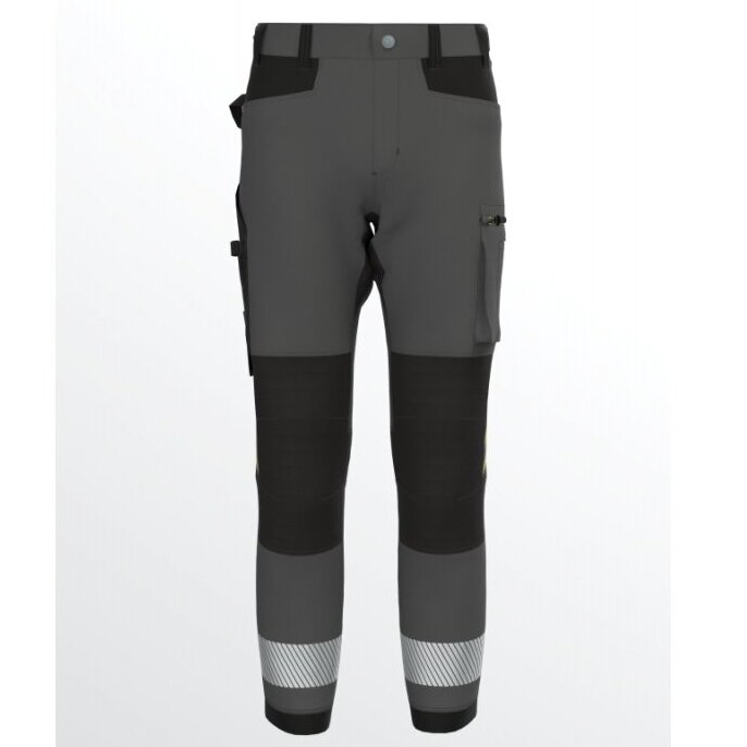 Bikses 4-WAY STRETCH TENSION Tumši pelēkas/melnas 1 Bikses 4-WAY STRETCH TENSION Tumši pelēkas/melnas 1