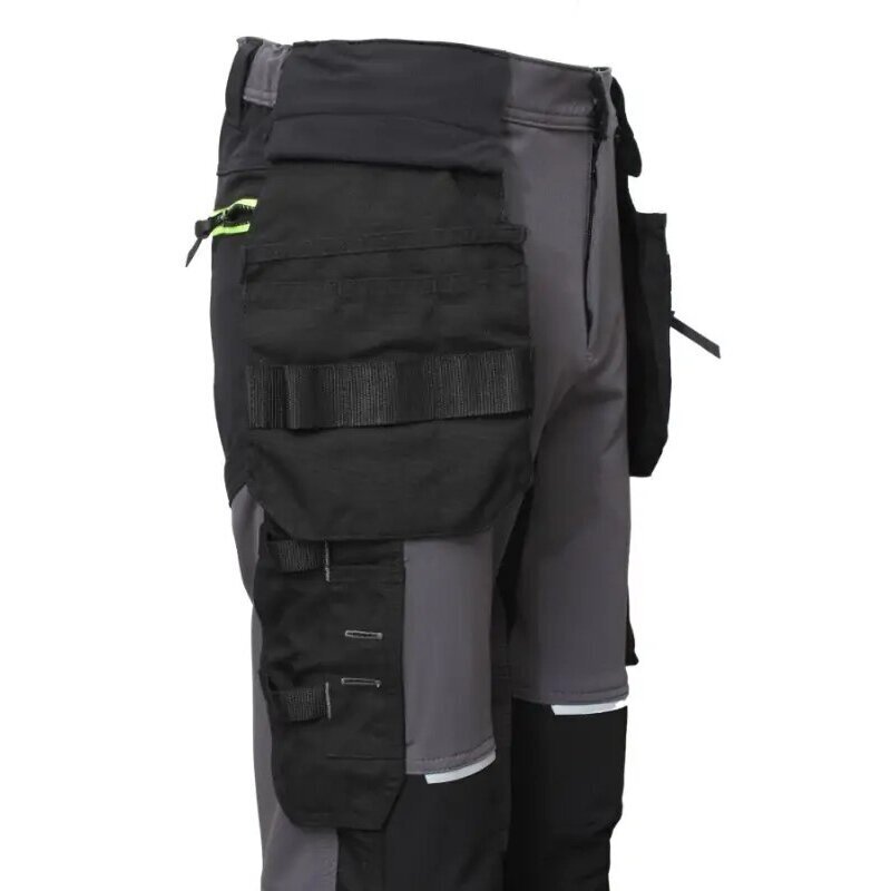 Darba bikses BoSafety TR-TENSIONPRO-0602 ar piesprādzējamām piekarināmām kabatām 2