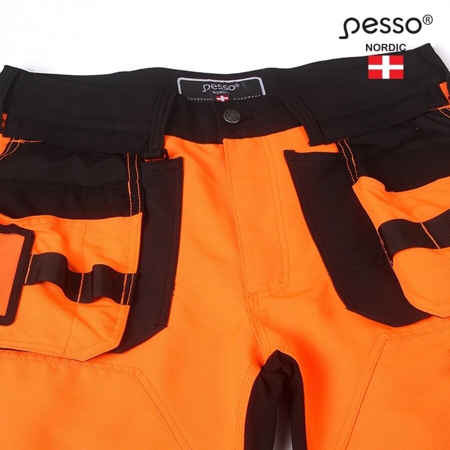 Darbo kelnės Pesso KD135 Uranus, oranžinė 2 Darbo kelnės Pesso KD135 Uranus, oranžinė 2