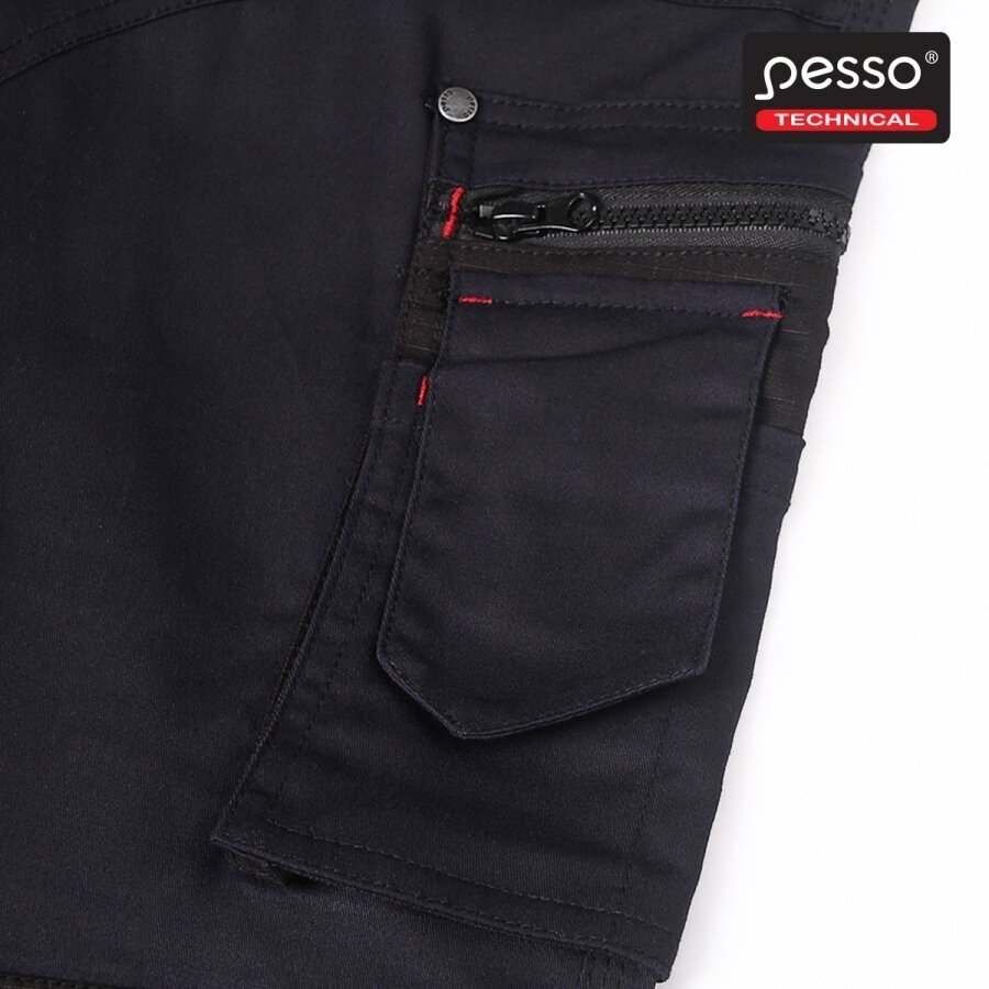 Darbo kelnės PESSO KD215M stretch, mėlynos 15 Darbo kelnės PESSO KD215M stretch, mėlynos 15