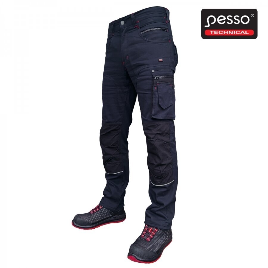 Darbo kelnės PESSO KD215M stretch, mėlynos