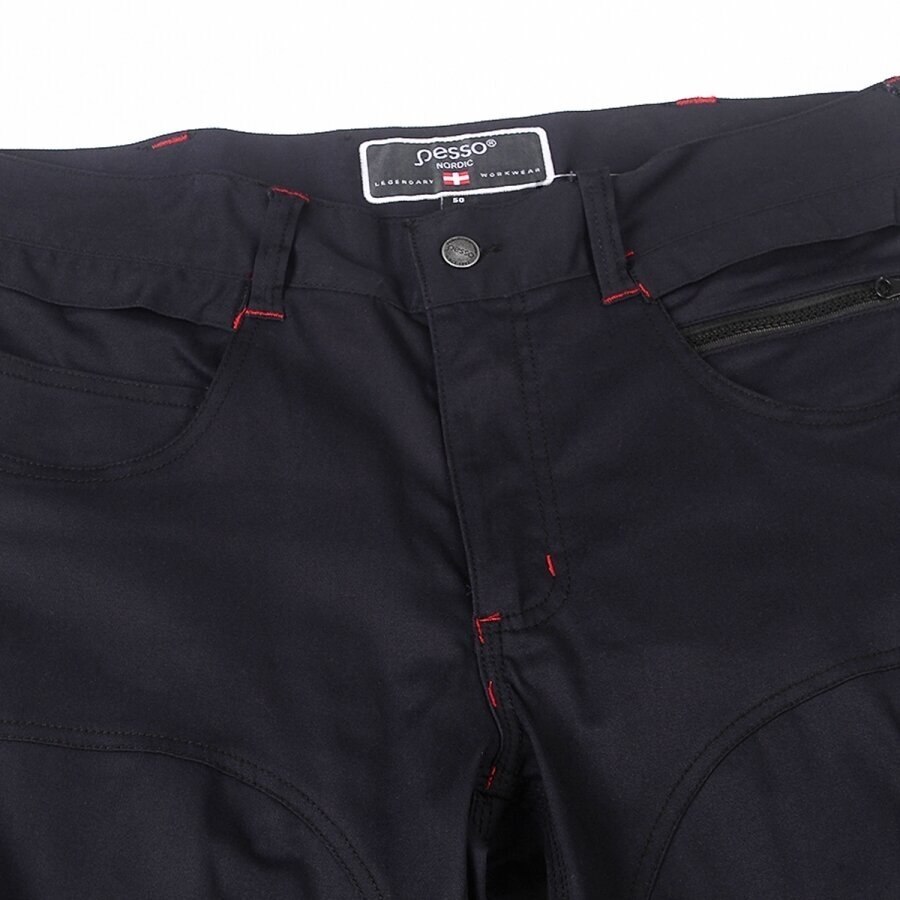 Darbo kelnės PESSO KD215M stretch, mėlynos 17 Darbo kelnės PESSO KD215M stretch, mėlynos 17