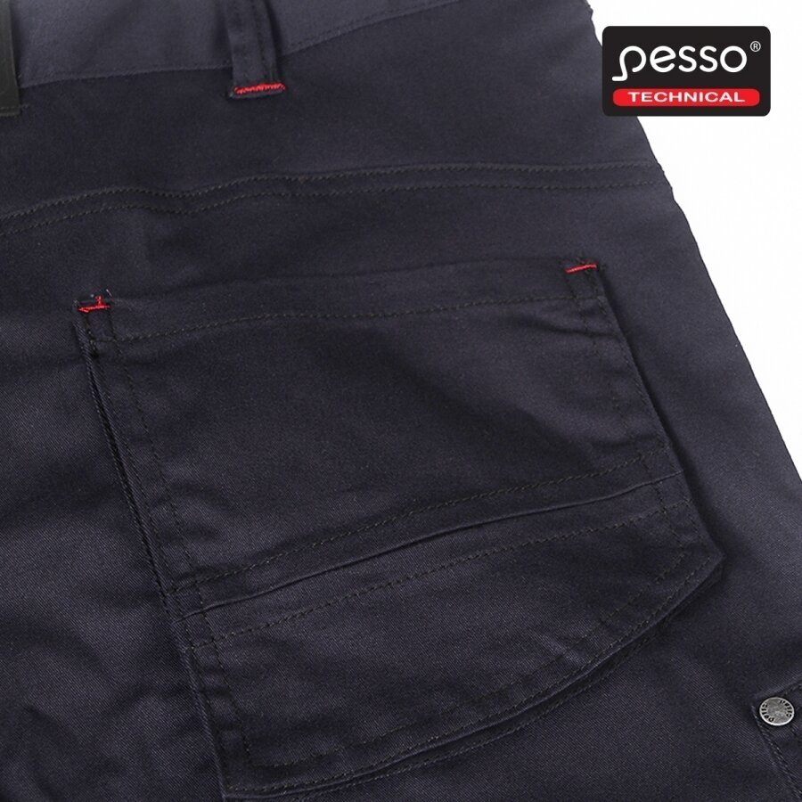 Darbo kelnės PESSO KD215M stretch, mėlynos 8