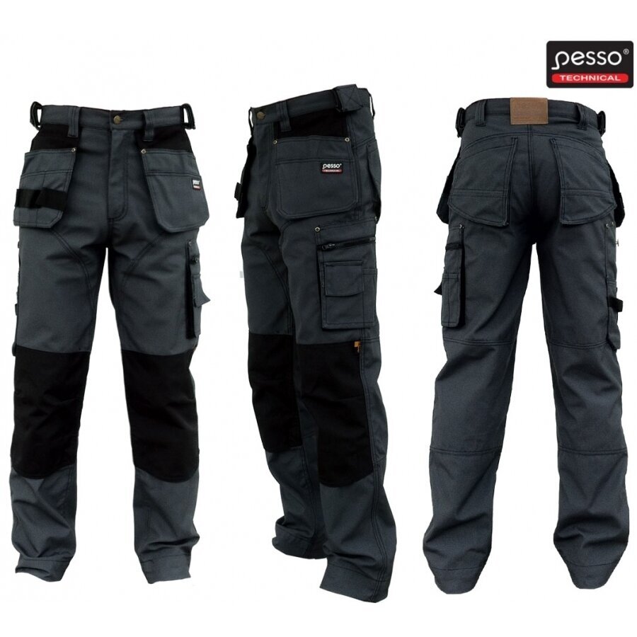 Darba bikses Pesso KDP110P, pelēkas 5 Darba bikses Pesso KDP110P, pelēkas 5