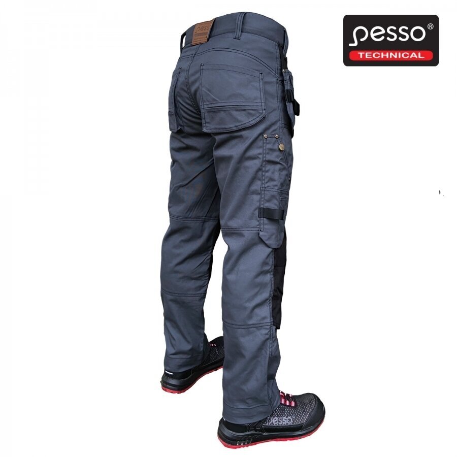 Darba bikses Pesso KDP110P, pelēkas 1 Darba bikses Pesso KDP110P, pelēkas 1