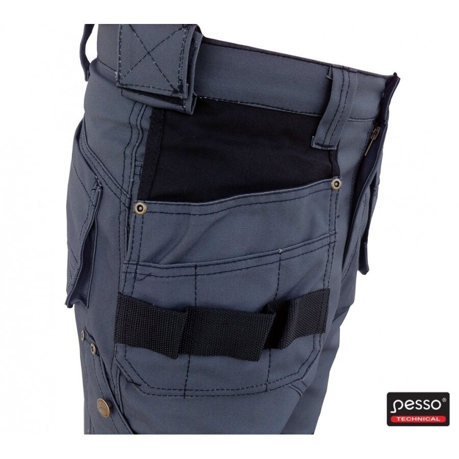 Darba bikses Pesso KDP110P, pelēkas 2 Darba bikses Pesso KDP110P, pelēkas 2