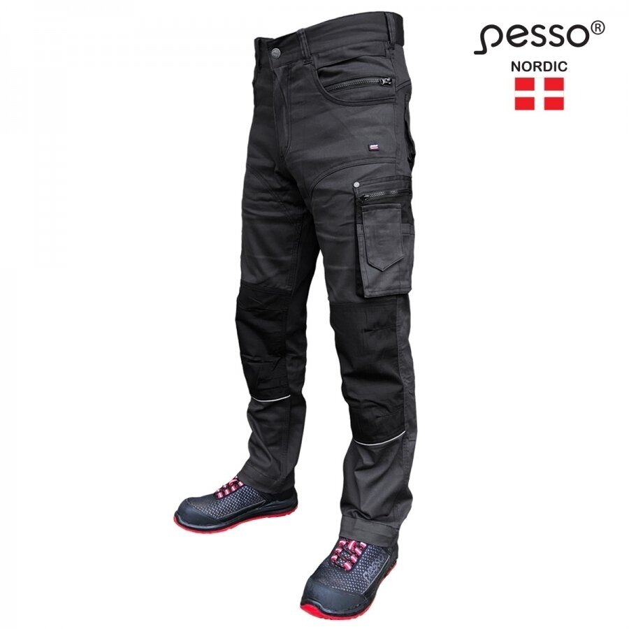 Darba bikses PESSO KDSTRETCHP stretch, pelēkas