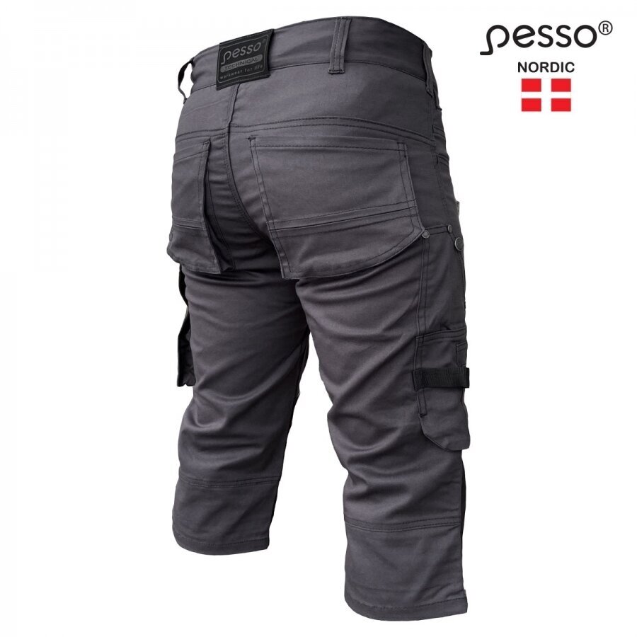 Darbo bridžai PESSO stretch, pilki 1 Darbo bridžai PESSO stretch, pilki 1