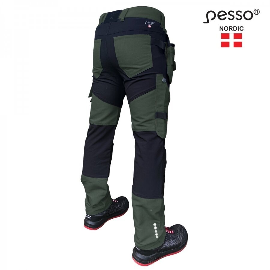 Darbo kelnės Pesso TITAN Flexpro KD125Z, chaki 1 Darbo kelnės Pesso TITAN Flexpro KD125Z, chaki 1