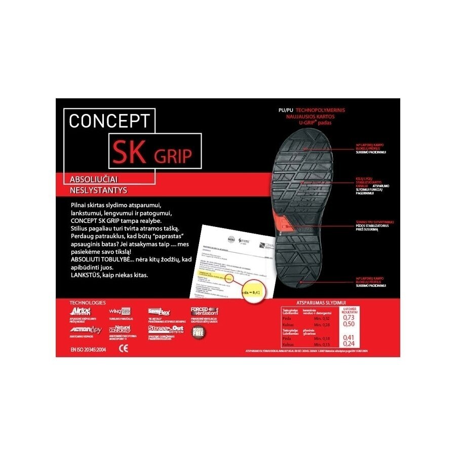 Darbo klumpės U-POWER SUPER SB SRC 2 Darbo klumpės U-POWER SUPER SB SRC 2