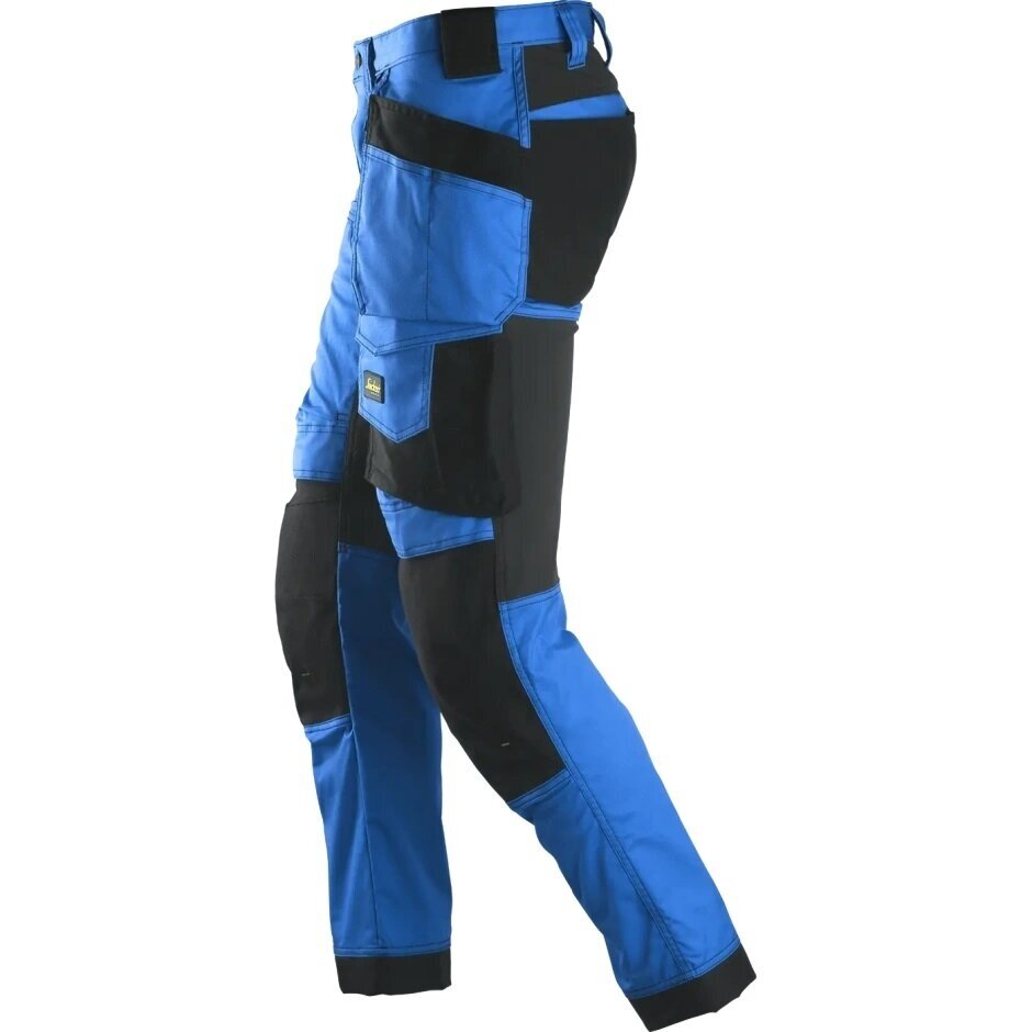 Darba bikses no elastīga auduma ar iekarināmām kabatām SNICKERS WORKWEAR AllroundWork, zilas 1 Darba bikses no elastīga auduma ar iekarināmām kabatām SNICKERS WORKWEAR AllroundWork, zilas 1