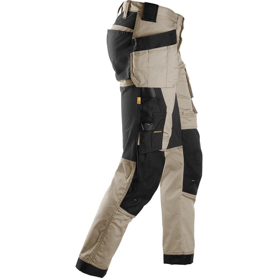 Darba bikses no elastīga auduma ar piekarināmām kabatām SNICKERS WORKWEAR AllroundWork, smiltis 3 Darba bikses no elastīga auduma ar piekarināmām kabatām SNICKERS WORKWEAR AllroundWork, smiltis 3