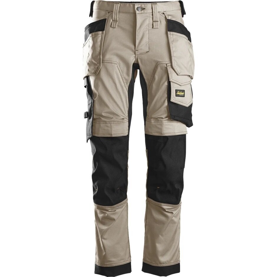 Darba bikses no elastīga auduma ar piekarināmām kabatām SNICKERS WORKWEAR AllroundWork, smiltis 7 Darba bikses no elastīga auduma ar piekarināmām kabatām SNICKERS WORKWEAR AllroundWork, smiltis 7