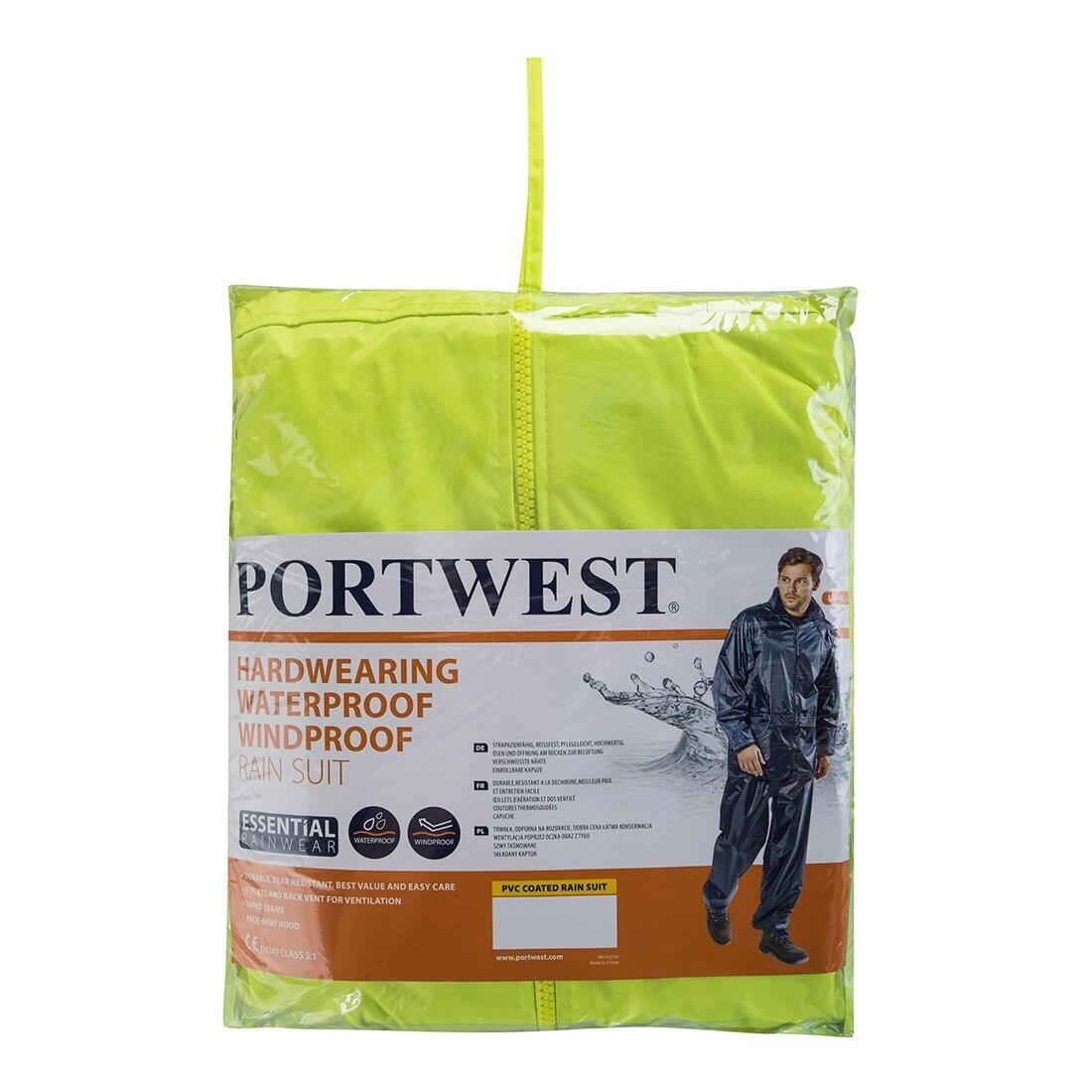 Divdaļīgs lietus kostīms Portwest L440 3 Divdaļīgs lietus kostīms Portwest L440 3