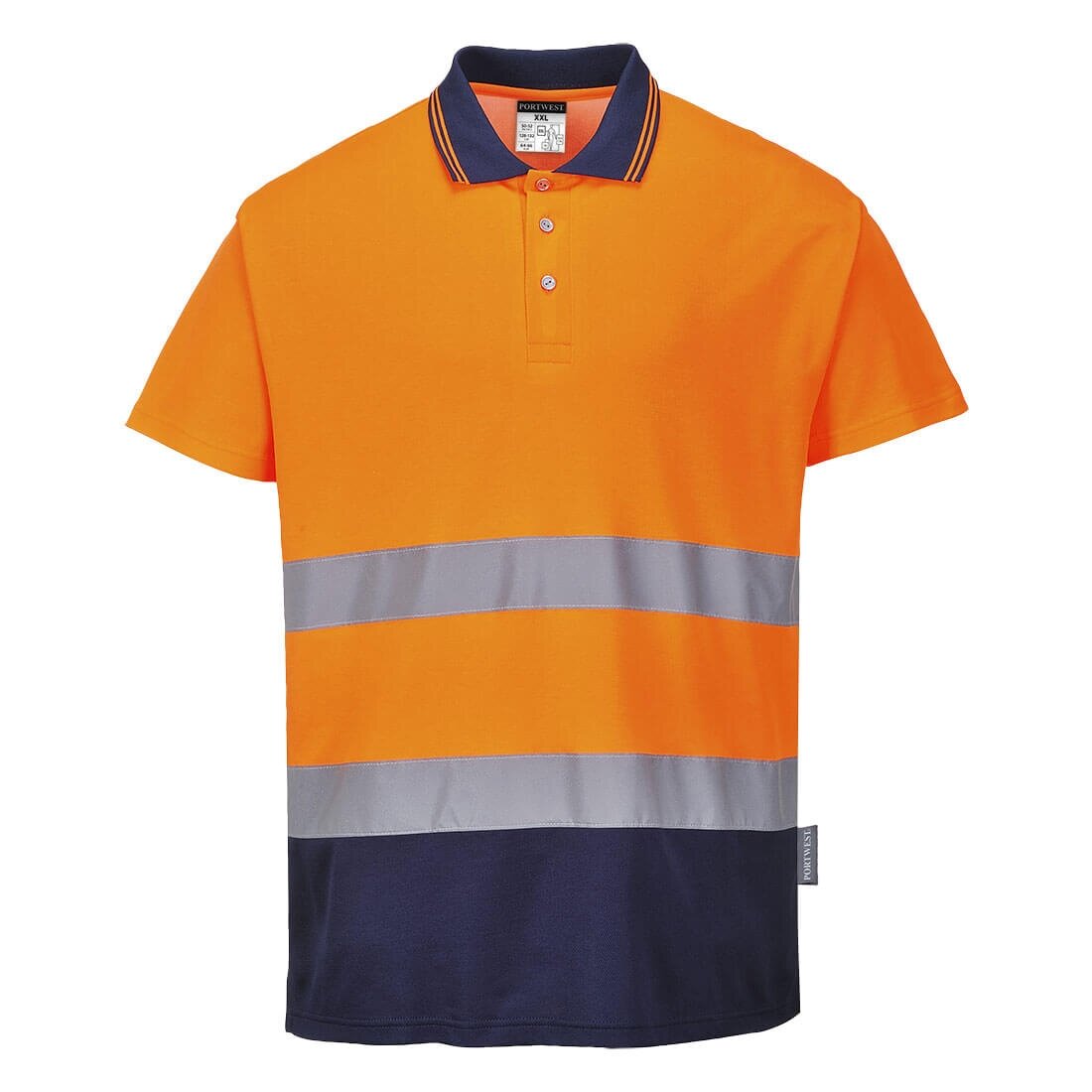Dvispalviai medvilniniai polo marškinėliai Portwest S174 1 Dvispalviai medvilniniai polo marškinėliai Portwest S174 1