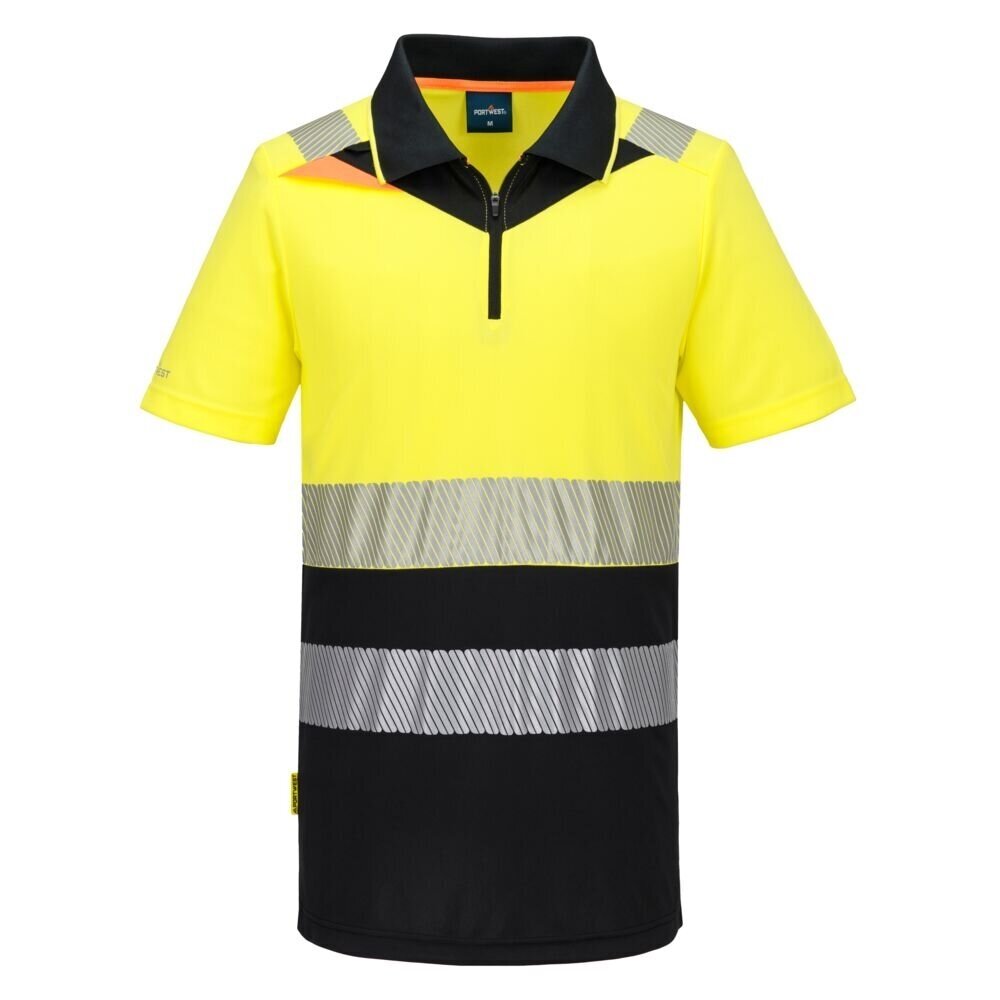PORTWEST DX435 Hi-Vis Polo krekls ar rāvējslēdzēju 5