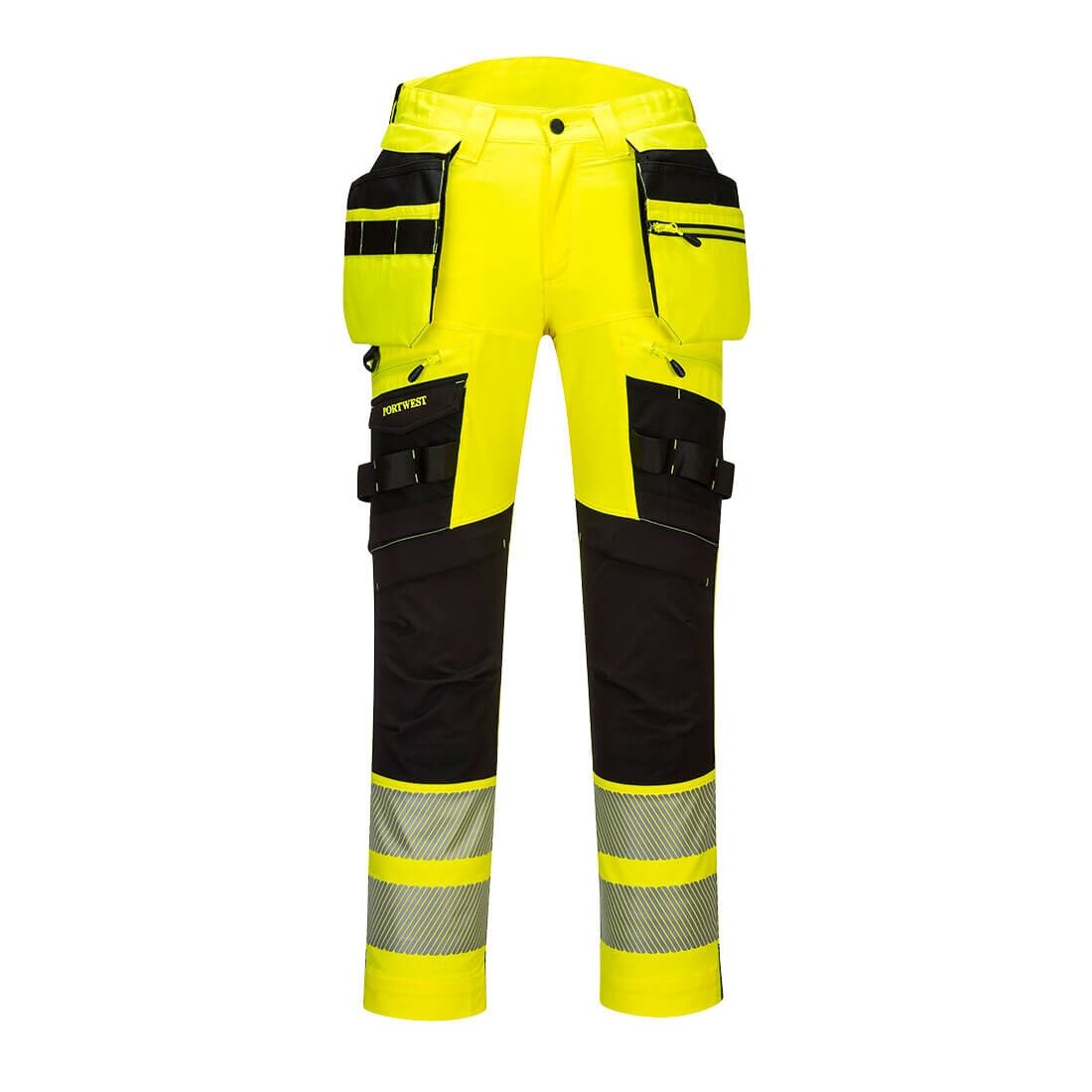 PORTWEST DX442 augstas redzamības bikses ar noņemamām kabatām 9